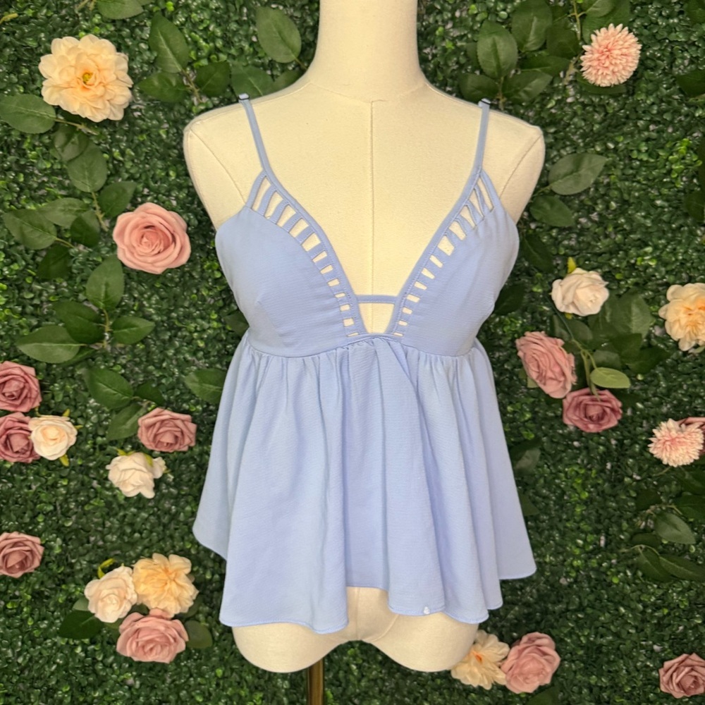 L'ATISTE Light Blue Camisole Top